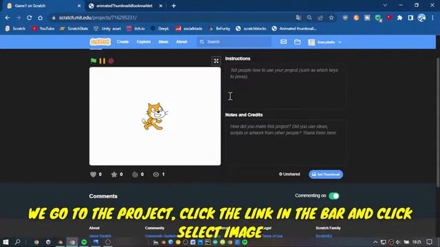 Animated Thumbnails in 1 Minute - Scratch 3.0 Tutorial смотреть онлайн