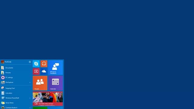 Windows 10 Français Beta - Présentation du nouveau menu Démarrer de Windows 10 [ou Windows 9?] смотреть онлайн