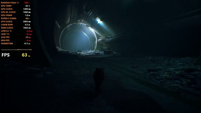 Stray | Ryzen 5 3400G | Graficos Vega 11 | 16GB Dual 3200 MHz смотреть онлайн