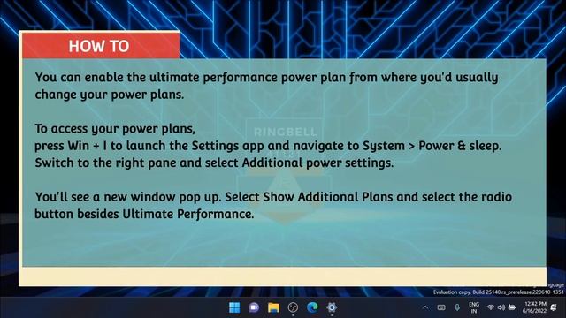 How to Enable the Ultimate Performance Power Plan for gaming in Windows 10 / 11 смотреть онлайн