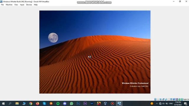 Windows Whistler beta 2 startup and shutdown in classic screen смотреть онлайн