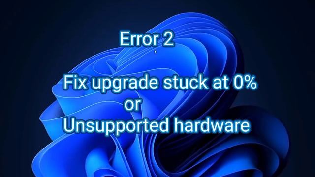 How to fix windows 11 installation error - Fix Windows 11 installation Stuck on 0% , 100% смотреть онлайн
