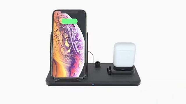 Detachable 3 in 1 Charging Station/Dock/Holder/Stand with Brush Pot,1 Power Ports смотреть онлайн