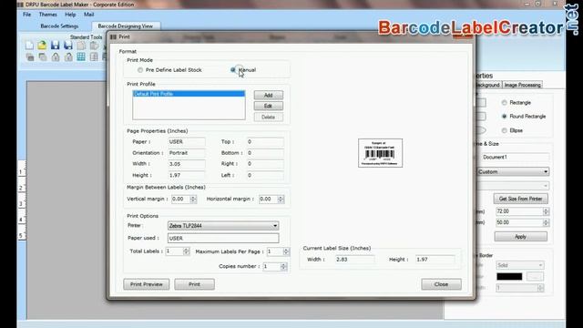 Create ISBN barcodes label for the book смотреть онлайн