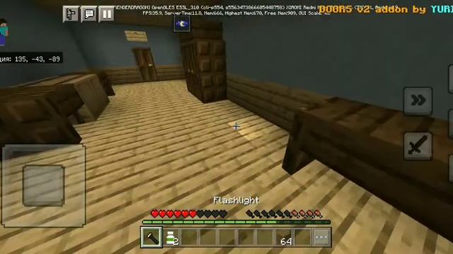 Карта Дурс в Майнкрафте Doors Minecraft #doors #mods #minecraft смотреть онлайн