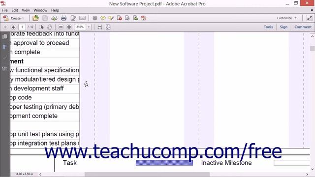 Using the Zoom Tools - Adobe Acrobat XI Training Tutorial Course смотреть онлайн