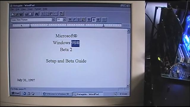 Microsoft Memphis (Windows 98) [Build 4.10.1546 Beta 2] смотреть онлайн