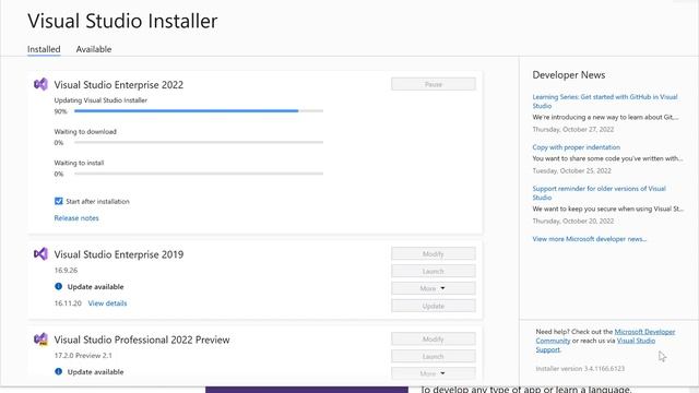 How to download & Install Visual Studio | Install SDKs | Modify SDKs | Windows OS смотреть онлайн