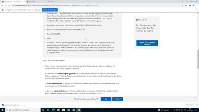 Windows 10 auf Windows 11 - Upgrade смотреть онлайн