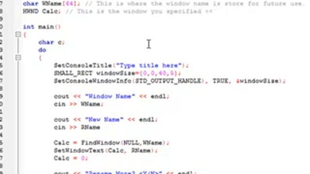 C++ Window rename/hide/show console смотреть онлайн