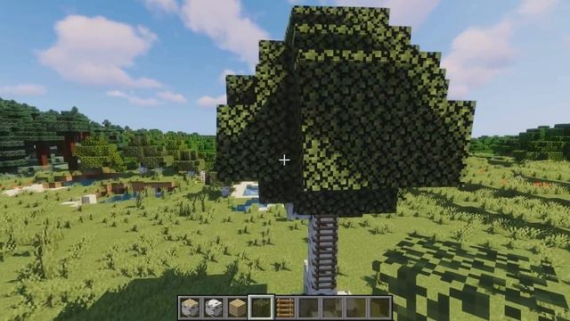 Minecraft Tree House Tutorial - How to Live Inside a Tree! (Easy Tutorial) смотреть онлайн