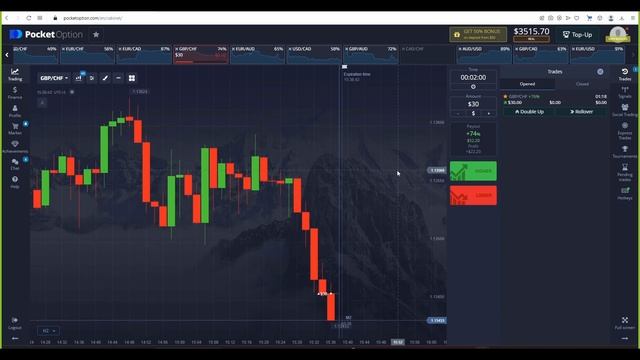 ВНУТРИДНЕВНАЯ ТОРГОВЛЯ В POCKET OPTION И QUOTEX ОПЦИОНАМИ ПО 1-2 МИНУТЫ смотреть онлайн