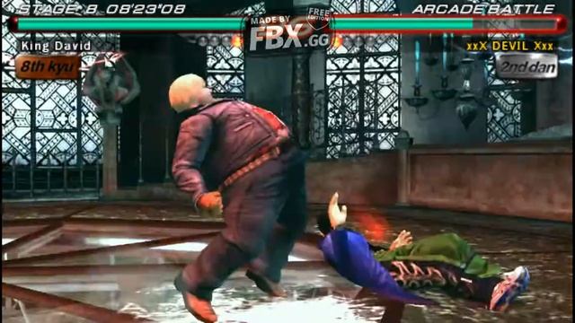 BOB VS JIN KAZAMA, The King Of Iron Fist TEKKEN 6 Gameplay смотреть онлайн