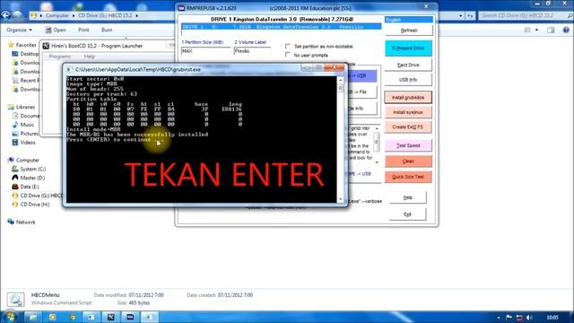 MEMBUAT MULTY INSTALLER WINDOWS with hirens boot cd смотреть онлайн