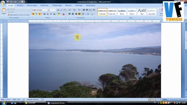 Compression d'images dans un document Word 2007 смотреть онлайн
