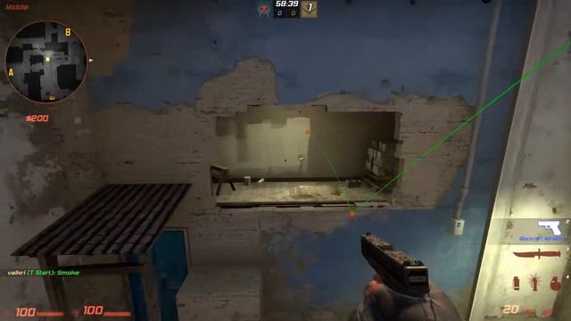 Csgo Mirage window smoke смотреть онлайн