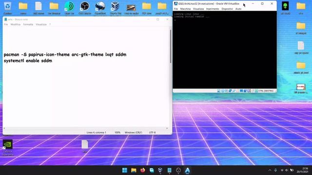 ArchLinux32 - Install LXQT