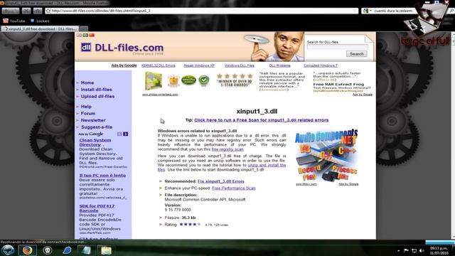 Como buscar algun .DLL que le falte a tu pc смотреть онлайн