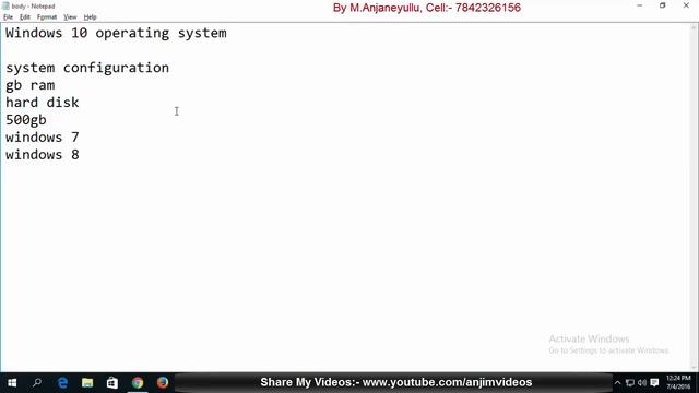 windows 10 tutorial in telugu part1 | Windows 10 Basics | Windows 10 Introduction in Telugu смотреть онлайн