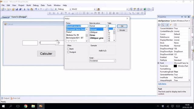 Calculs (Parse, toString) Windows Form смотреть онлайн