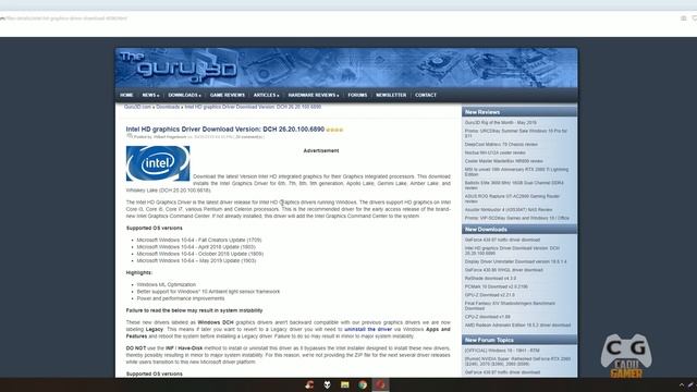 Como Atualizar Novo Driver da Intel HD Graphics DCH - Otimização em Jogos No Windows 10 1903 смотреть онлайн