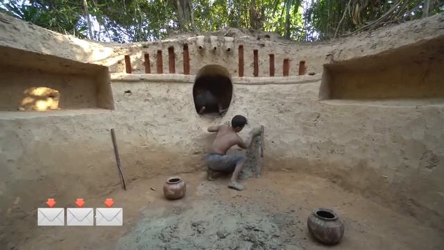 Строительство Самого Туннеля, Водной Горки к Бассейну Подземного Дома смотреть онлайн