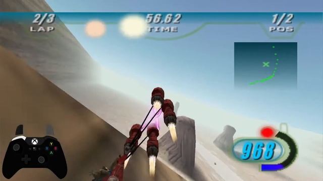 WORLD FIRST Boonta Training Course in 1:34.997 (Obsolete) || Star Wars Episode 1: Racer смотреть онлайн