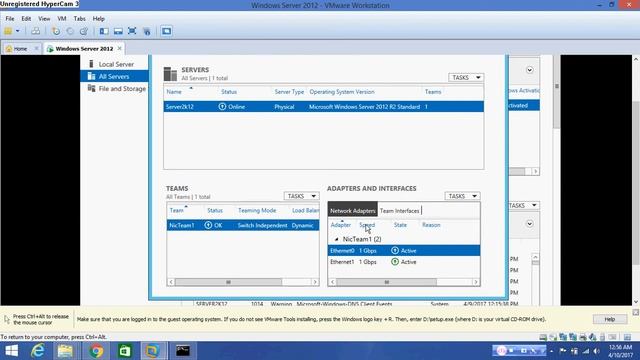 How to configure Nic Teaming in 2012 Sever смотреть онлайн