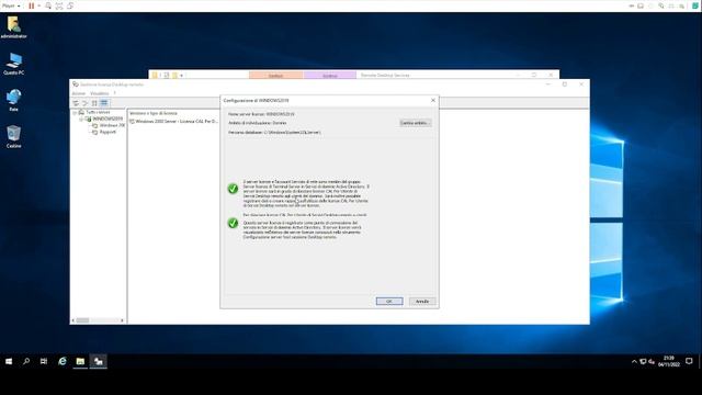 Installazione licenza di Desktop Remoto su Windows Server e configurazione смотреть онлайн