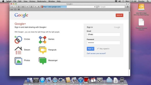 Mac OS X Lion 10.7 in VMware смотреть онлайн