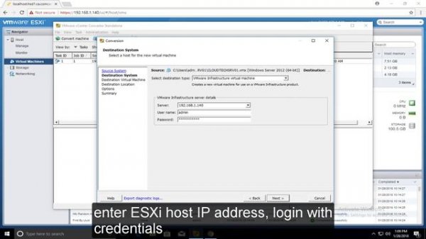VMware vCenter Converter Standalone 6.2 - Video#19