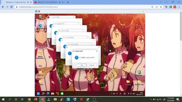 Windows 11 Crazy Error In Scratch смотреть онлайн