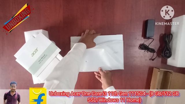 Unboxing Acer One Core i3 11th Gen 1115G4 - (8 GB/512 GB SSD/Windows 11 Home) #flipkartunboxing смотреть онлайн