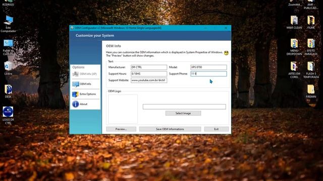 Como editar as propriedades do Sistema com OEM Configurator смотреть онлайн