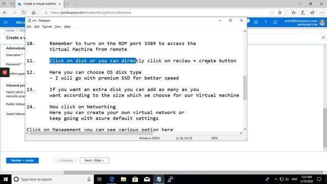 Creating and running Windows Virtual Machine on Microsoft Azure смотреть онлайн
