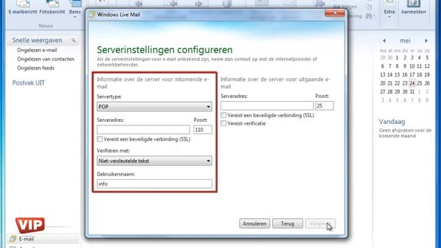 Windows Live Mail e-mail instellen смотреть онлайн