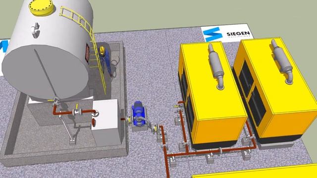 FUEL TANK+GENSET PIPING SUPPORT смотреть онлайн