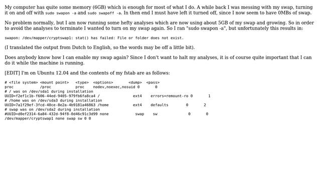 How to activate swap on Linux? "swapon -a" doesn't seem to work? (2 Solutions!!) смотреть онлайн