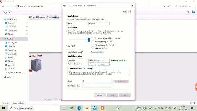 How to setup and use macfee vault in windows 10 смотреть онлайн