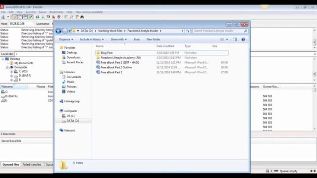 FileZilla Tutorial - How to upload and delete files смотреть онлайн