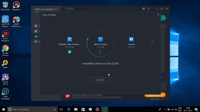 Uninstalling Windows 10 unnecessary apps using IObit uninstaller v7 1 смотреть онлайн