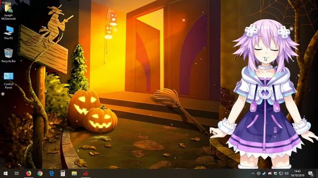 Wallpaper Engine - Neptune (Halloween Theme) смотреть онлайн