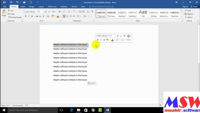 Microsoft word 2016 Af-somalia Introduction Interface #1 смотреть онлайн