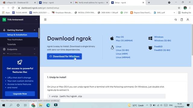 Cara Setting Erapor Menggunakan Ngrok Agar Bisa Mengerjakan E Rapor Dirumah Jarak Jauh смотреть онлайн