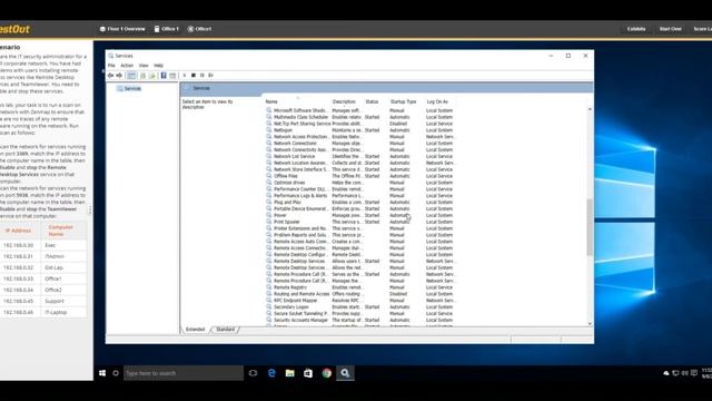 4.2.3 Disable Windows Services TestOut Ethical Hacker Pro смотреть онлайн