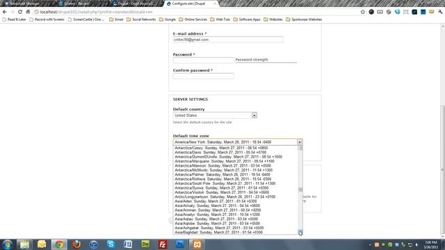 Installing Drupal 7.0 on Windows 7 using XAMPP Part 2. смотреть онлайн