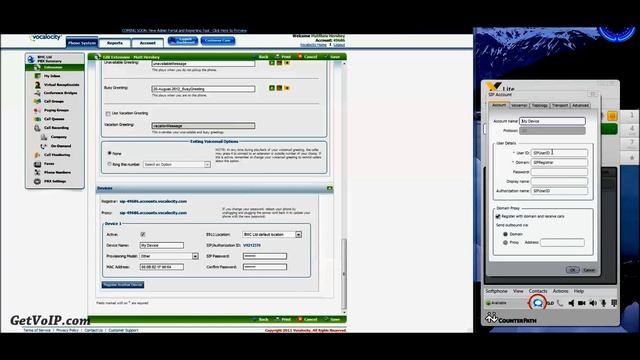 X-Lite Softphone Setup Tutorial for Use with Vocalocity смотреть онлайн