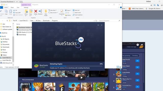 How to download and install bluestacks 3 on Windows 10 new update 2018 смотреть онлайн