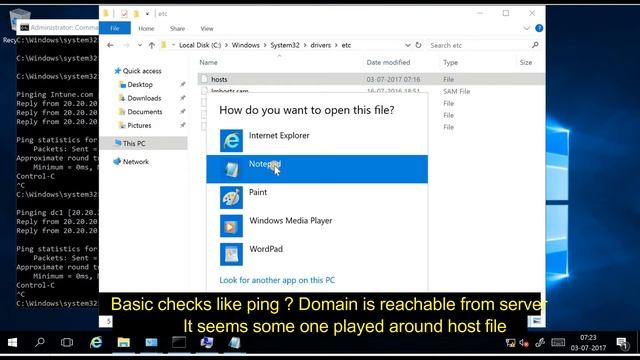 How to Domain Join Server 2016 Error Code 0x0000267C смотреть онлайн