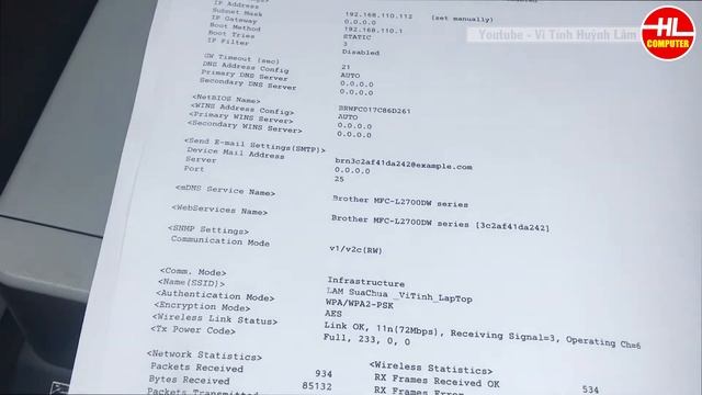 Hướng Dẫn Cách Cài Máy in Brother MFC L2701DW – Kết Nối Qua Wifi | Vi Tính Huỳnh Lâm смотреть онлайн
